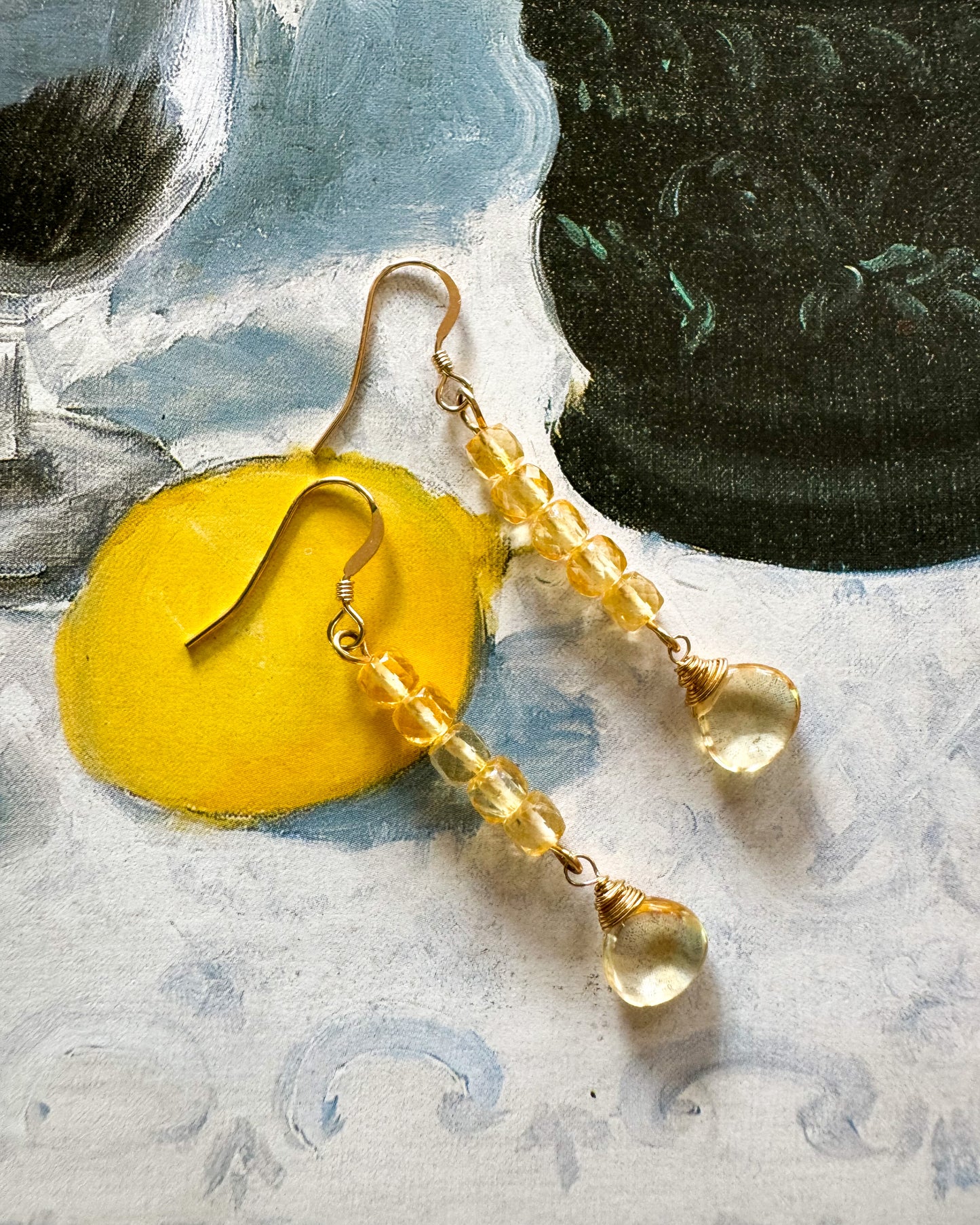Citrine Drop Earrings
