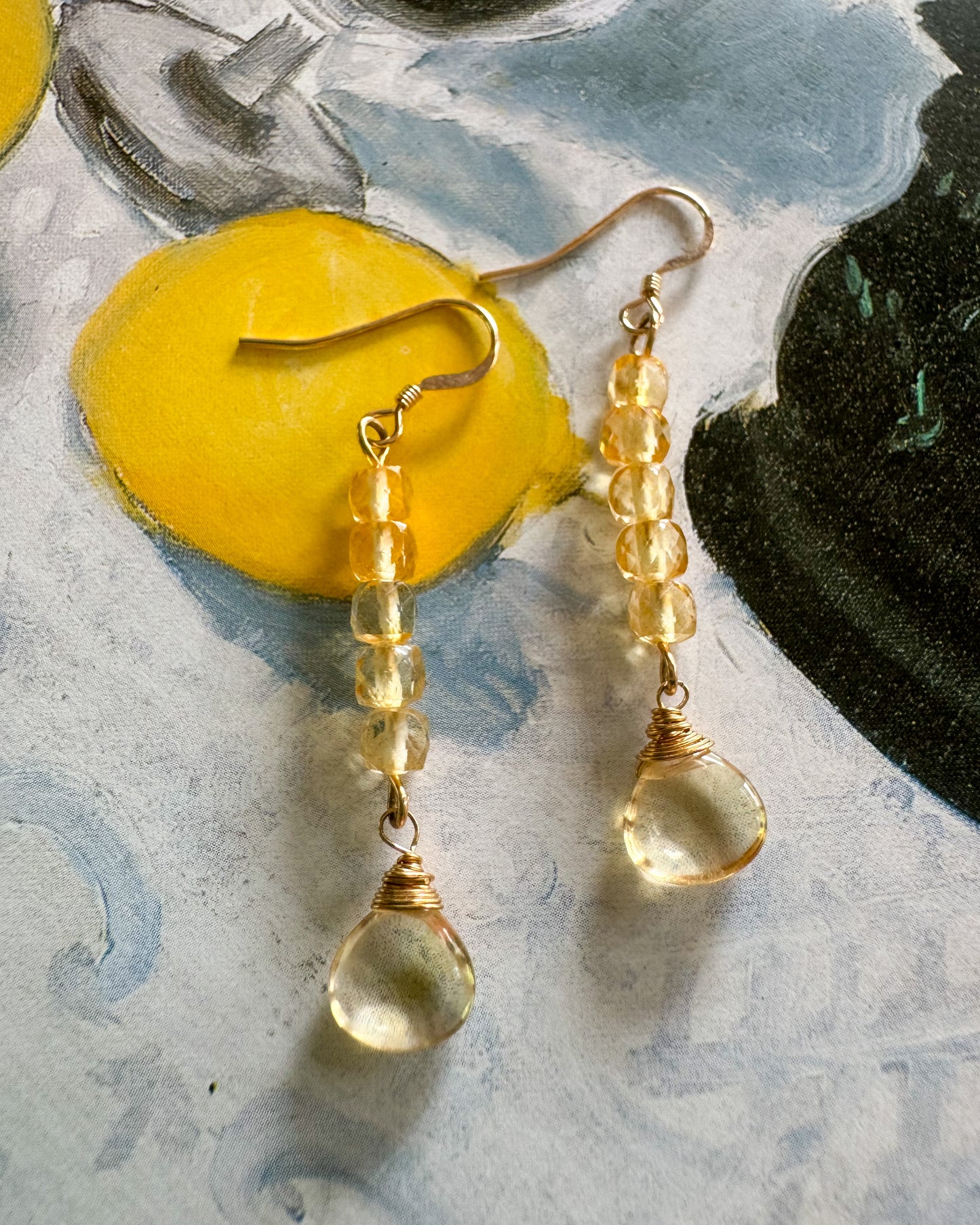 Citrine Drop Earrings
