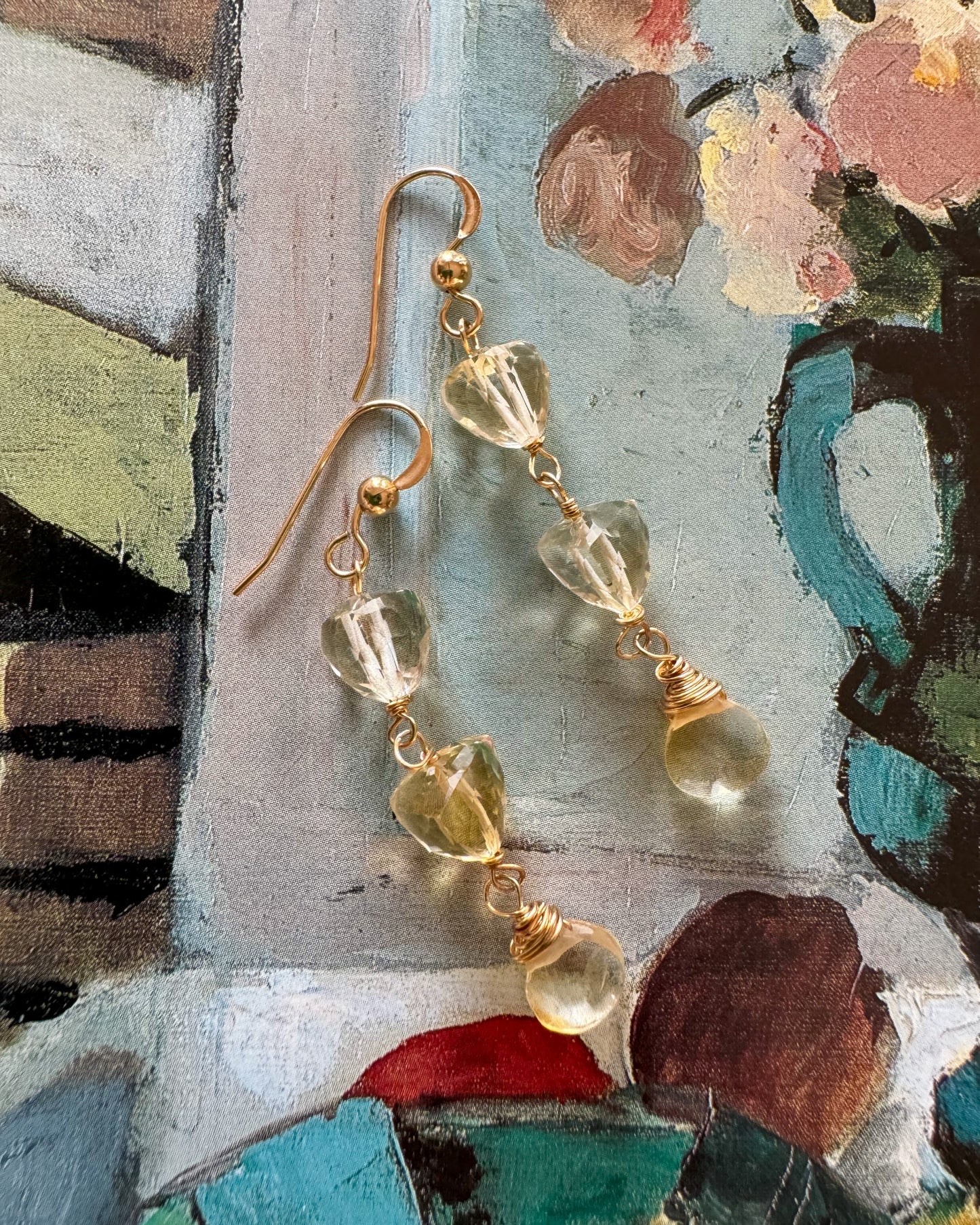 Citrine Drop Earrings No. 2
